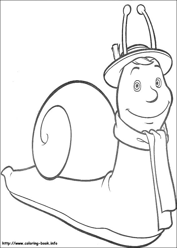 The Magic Roundabout coloring picture